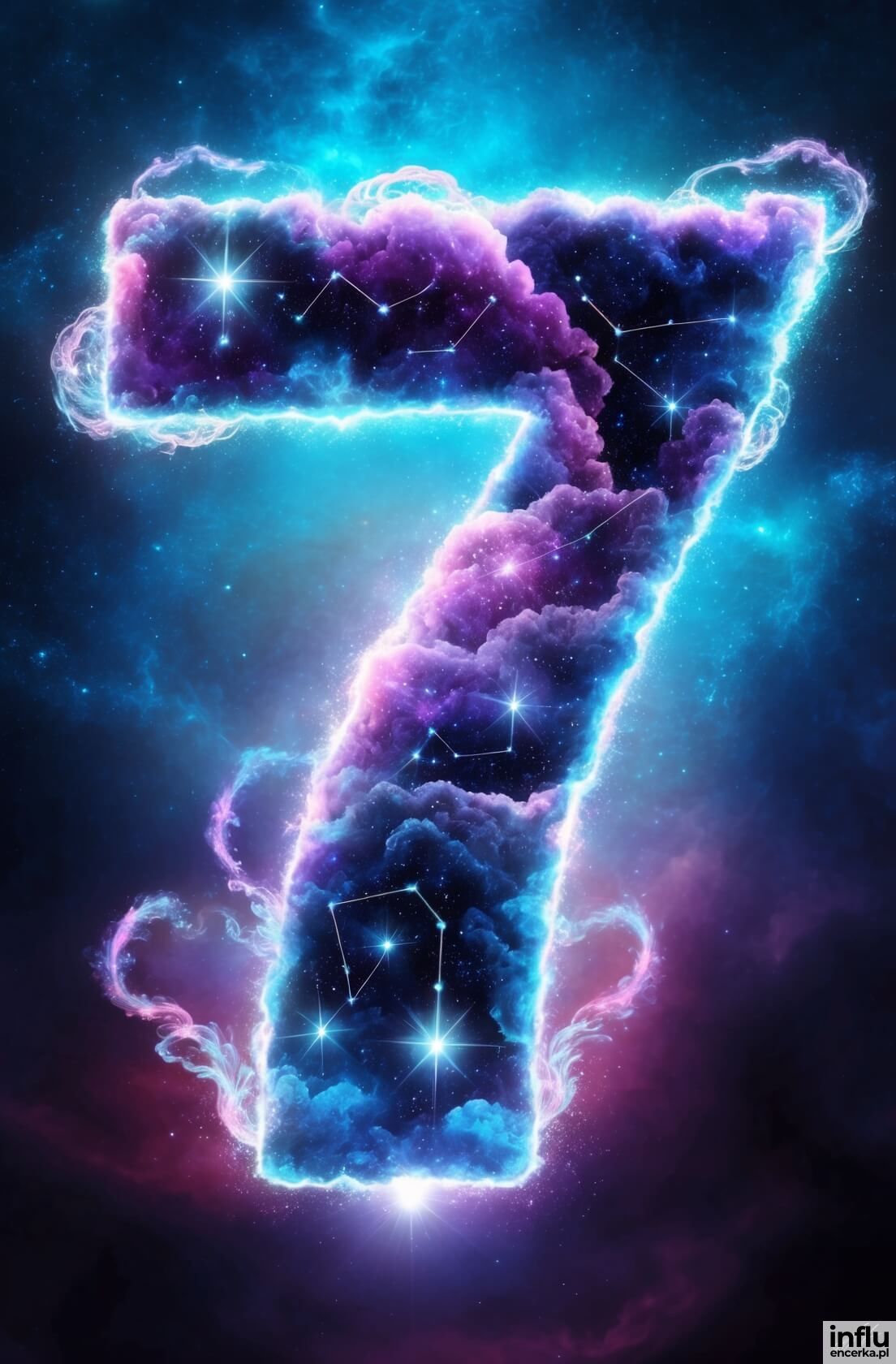 Kartka, 7 na szczęście