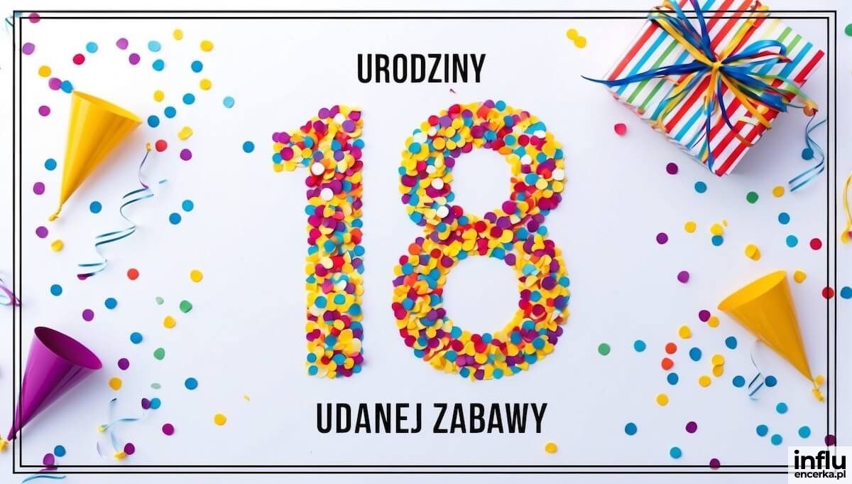 Kartka na 18 urodziny