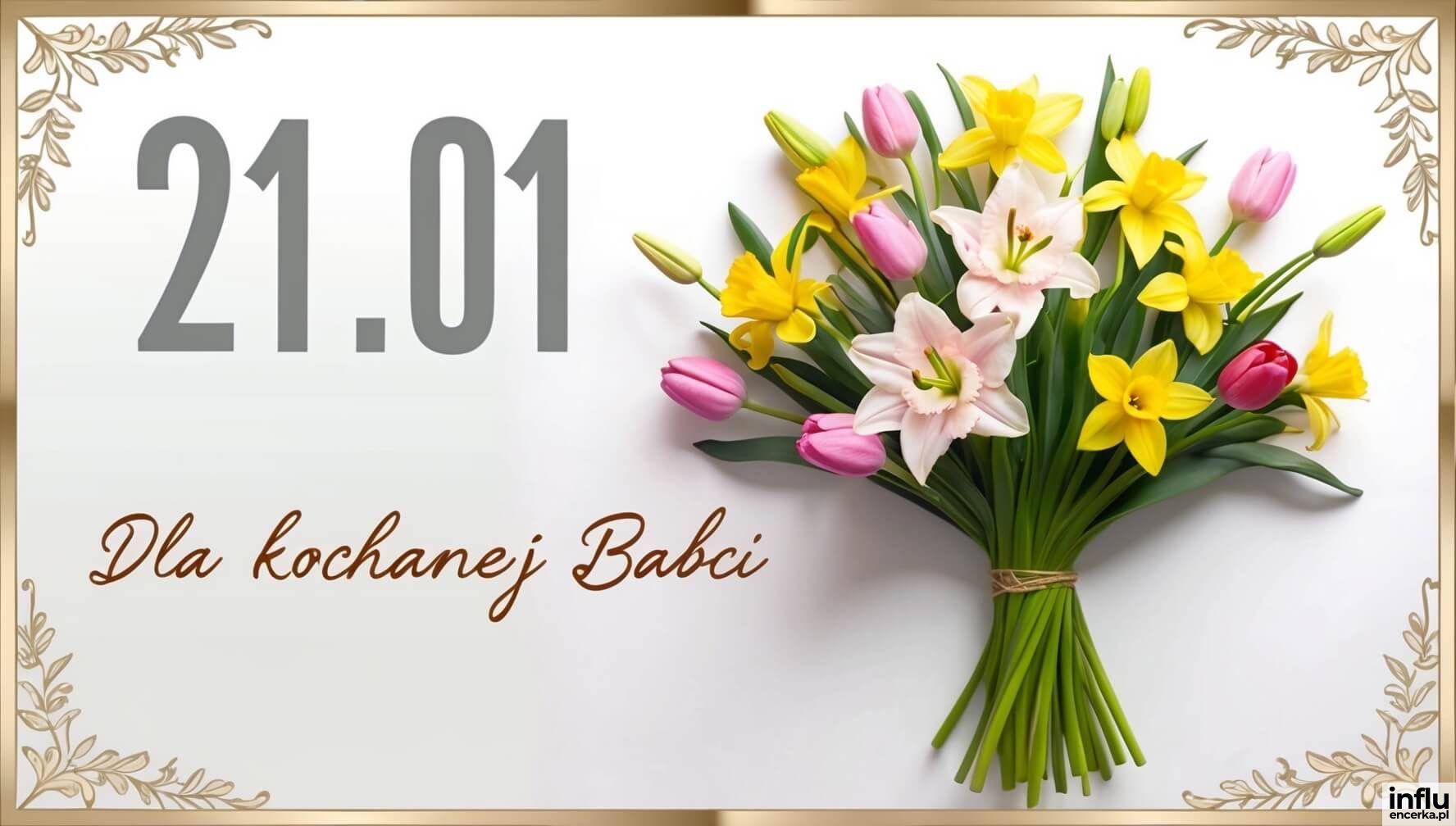 Kartka na dzień babci - 21.01