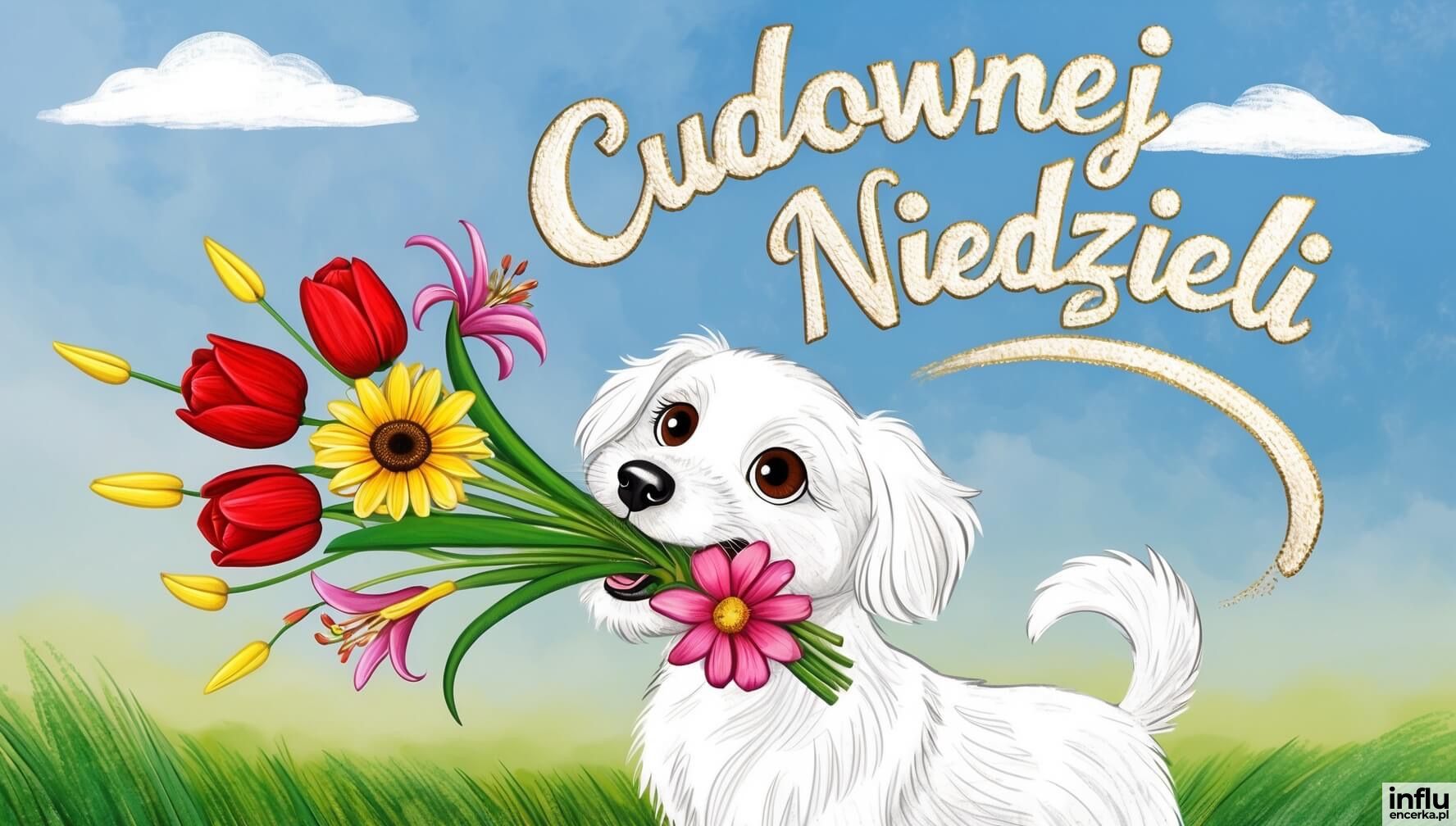 Kartka na dzień dobry w niedzielę