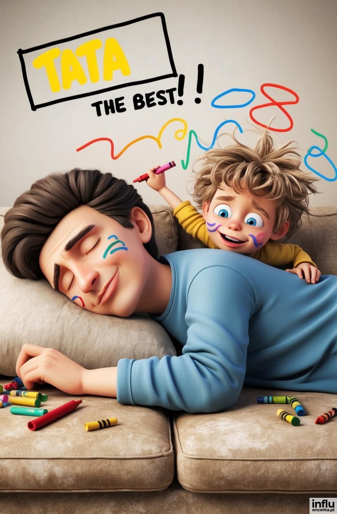 Kartka, tata the best