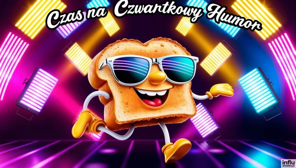 Wesoły tost, kartka na czwartek z humorem