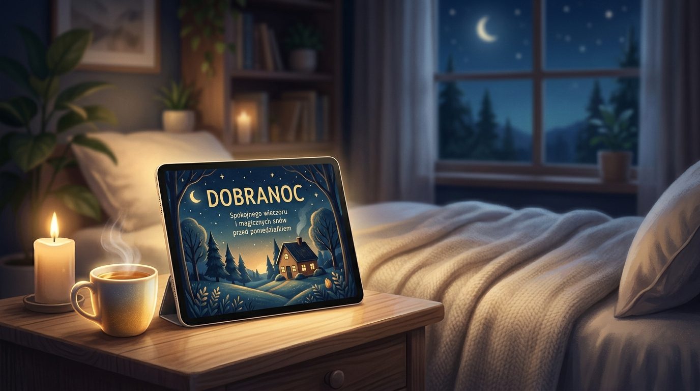 kartki na dobranoc w niedzielę