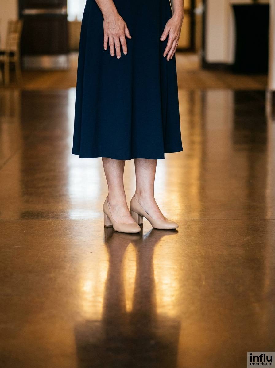 Buty na obcasie do stylizacji na 40 urodziny - wygodny obcas słupek