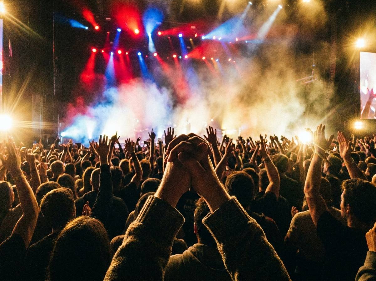 Koncert ulubionego zespołu jako emocjonalny pomysł na rocznicę ślubu