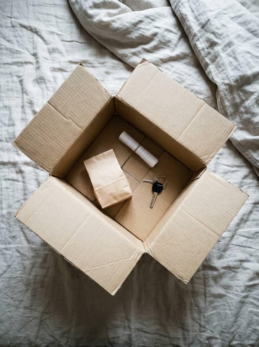 Pudełko niespodzianek z drobiazgami jako personalizowany prezent dla przyjaciela