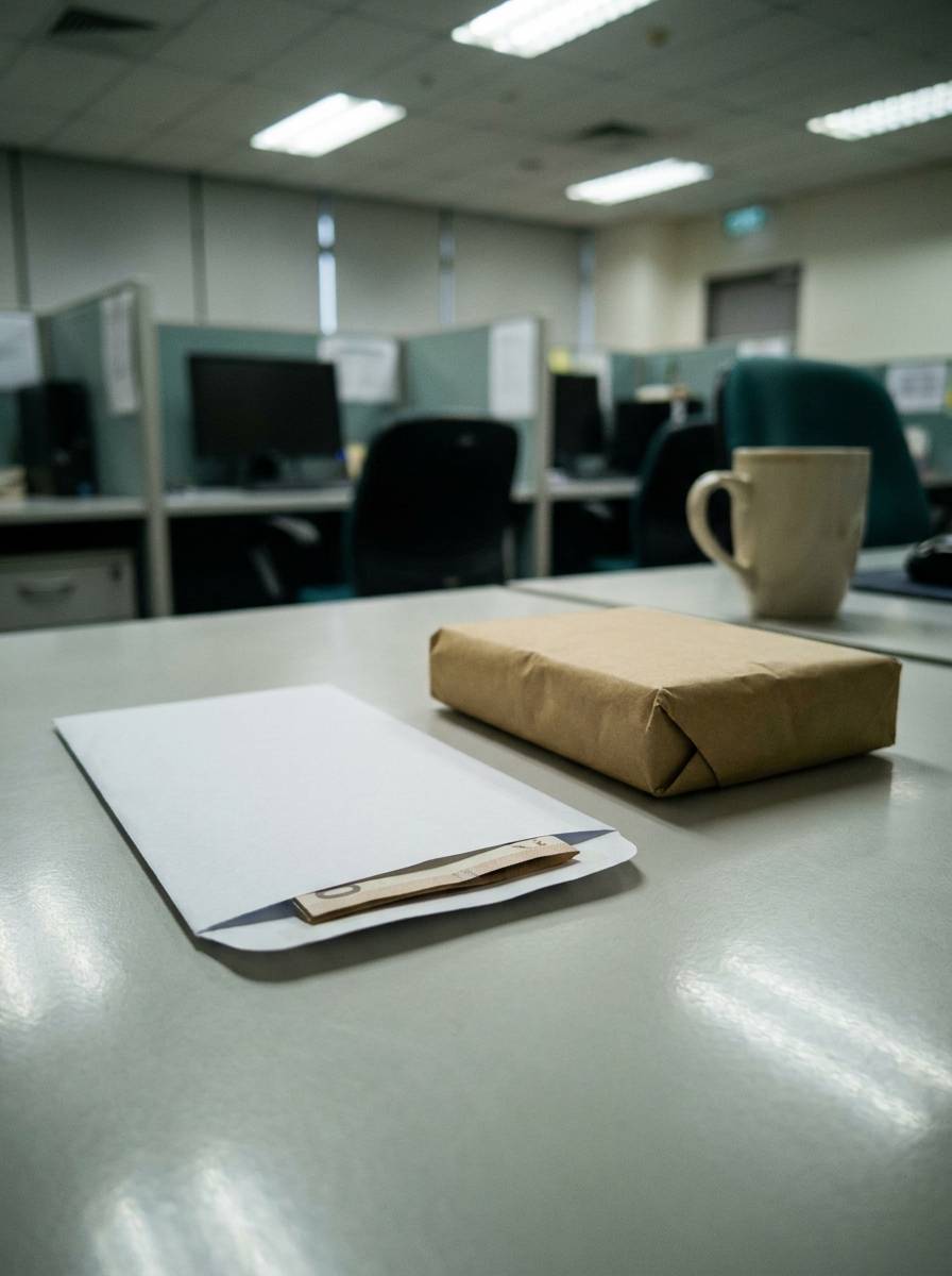 Koperta ze zbiórką na wspólny prezent dla kolegi z pracy